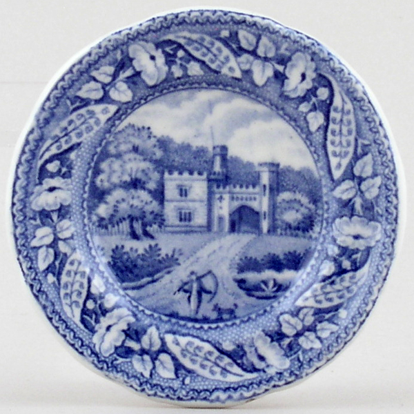 Toy Plate Entrance to Blaize Castle c1825